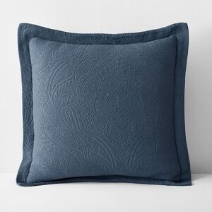 Company Cotton™ Hillcrest Cotton Matelassé Sham - Steel Blue - NWT